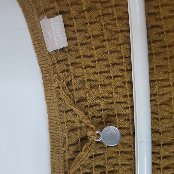 Anthropologie Knitted & Knotted Esme Bellsleeve Babydoll Top Size XS Wool Blend - Picture 5 of 10